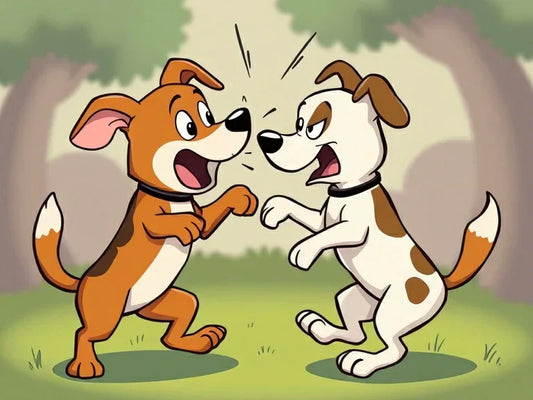 how to break up a dog fight